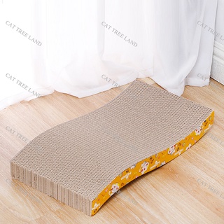 Bàn cào móng cho mèo tặng kèm catnip - đồ chơi mài móng chó mèo, thú cưng