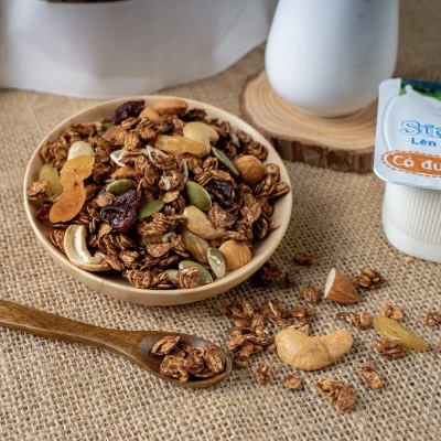 Ngũ Cốc Giảm Cân Granola Ăn Kiêng Không Đường - Bếp của Ngoại HT