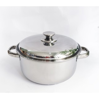 Nồi 3 đáy inox 430 Mommy Cook bếp từ nắp inox
