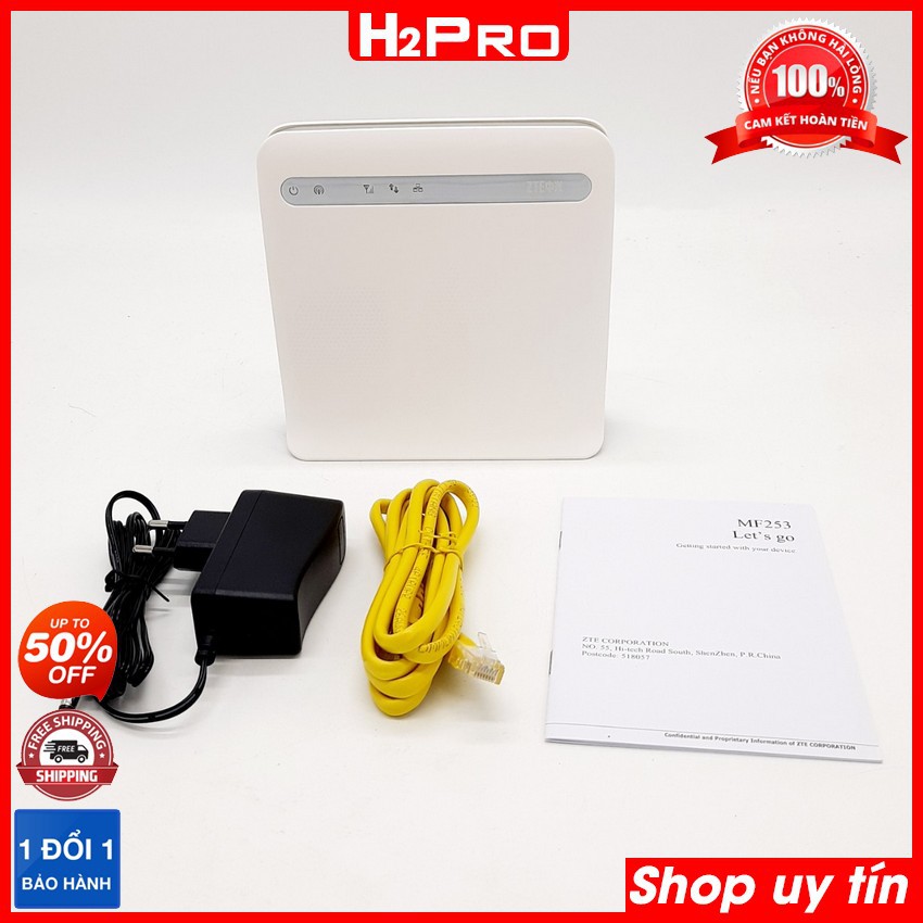 Bộ phát wifi 4G LTE CPE H2Pro 150Mbps hỗ trợ 32 USERS- có cổng LAN, bộ phát wifi 4g tốt nhất hiện nay