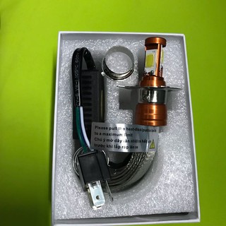 PHA LED 3 TIM CHÂN M5/H4 SIÊU SÁNG