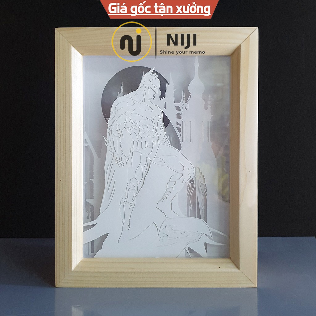 Đèn ngủ 3D BatMan, Superman, siêu anh hùng, sản xuất thủ công - Chính hãng 𝑵𝑰𝑱𝑰 𝑮𝒊𝒇𝒕 | BigBuy360 - bigbuy360.vn