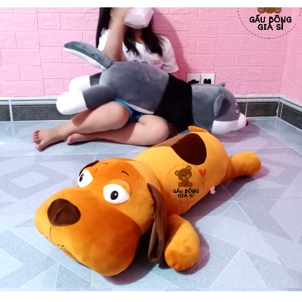 GỐI ÔM HÌNH CHÚ CHÓ  CHÓ NHỒI BÔNG GẤU BÔNG HÌNH CHÚ CHÓ