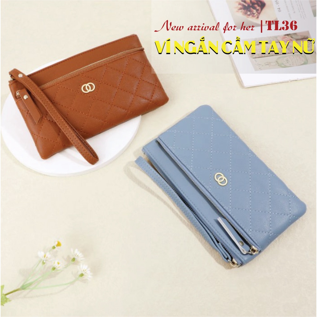Ví nữ cao cấp cầm tay PERFECT FOR YOU thời trang đựng tiền địện thoại da mềm nhiều ngăn tiện dụng siêu đẹp TL36 - GUTADO