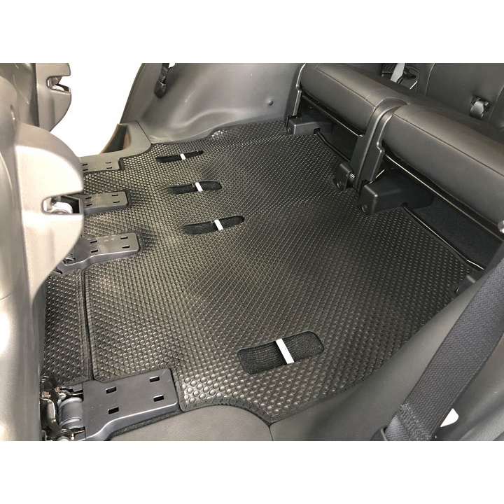 Mitsubishi Pajero Sport - Trọn bộ lót cốp, lưng hàng ghế và lót sàn cao su Kata cho Xe hơi, Ô tô