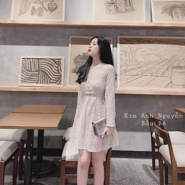 Váy ren cúc ngọc