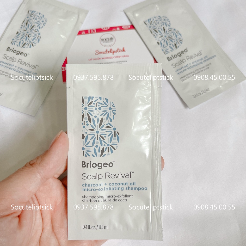 Sample Dầu Gội Tẩy Tế Bào Chết Briogeo Scalp Revival Shampoo 18ML