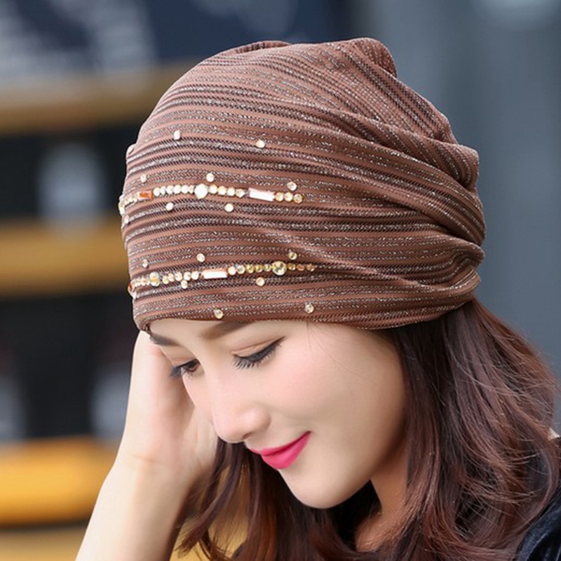 Mũ len trùm đầu thời trang phong cách Hồi Giáo cho nữ