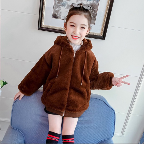 Áo khoác mùa đông dày dặn bé gái F Vogue+ Teen 130cm ☘️ FREESHIP ☘️