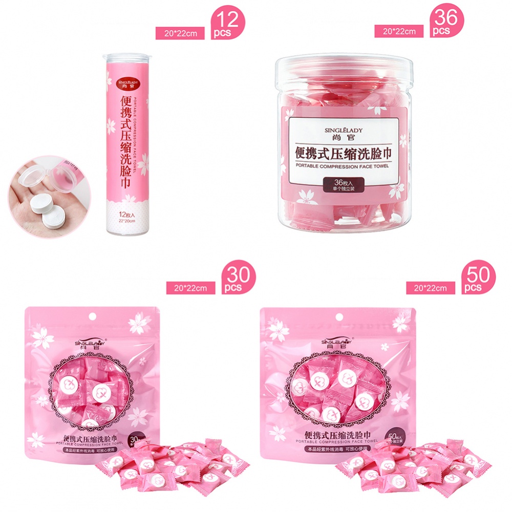 Khăn Nén Cotton Dùng Một Lần Đa Ứng Dụng