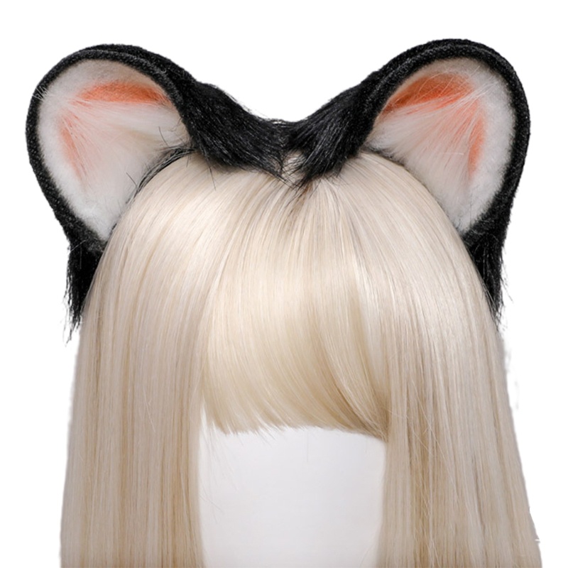 Kẹp Tóc Hình Tai Chuột Hamster Bằng Lông Giả Nhiều Màu Sắc