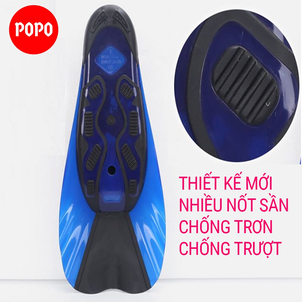 Chân vịt lặn biển, chân nhái lặn biển, chất liệu silicone ôm chân thoải mái vận động SPORTY (MÀU VÀNG)