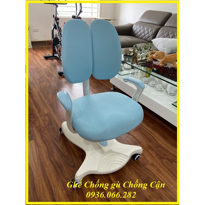 Ghế Chống Gù Chống Cận Mẫu Lưng Đôi Điều Chỉnh Độ Cao Ghế