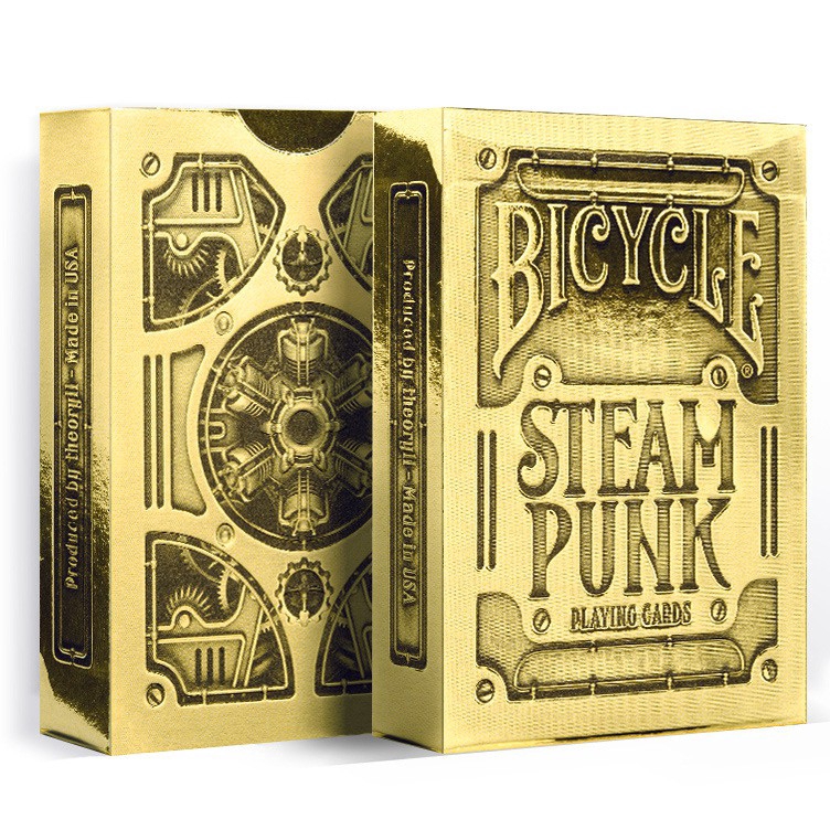 Bộ Bài Vàng Kim Bicycle Steampunk Playing Cards, Thẻ Sưu Tập Theory11, Trò Chơi Thẻ Ma Thuật, Đạo Cụ Ảo Thuật Cho Nhà Ảo Thuật