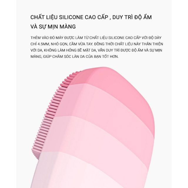 Máy rửa mặt Xiaomi inFace MS2000 làm sạch mặt bằng sóng siêu | BigBuy360 - bigbuy360.vn