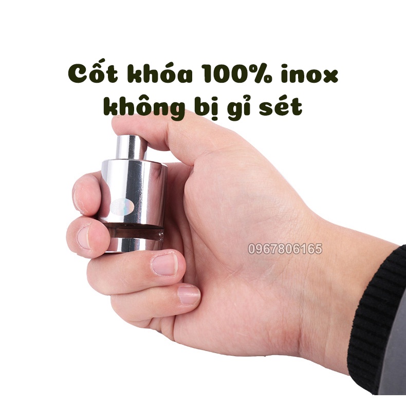 Khóa Phanh Đĩa Xe Máy, Xe Đạp – Khóa Chống Trộm Inox Cao Cấp Nguyên Khối M101