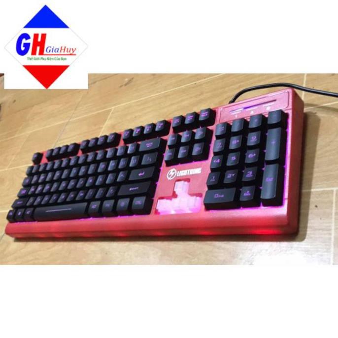 Bàn phím giả cơ Lightning Led PR 1368S