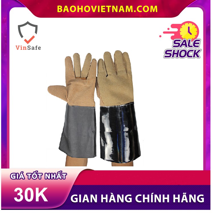 Găng tay da hàn chống cháy Đài Loan chất lượng cao