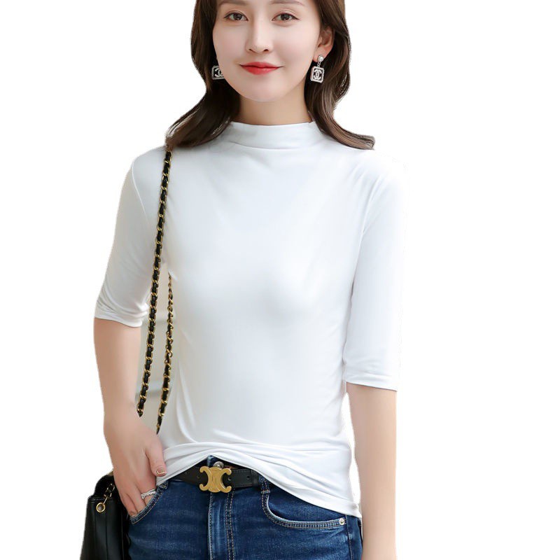 Áo giữ nhiệt nữ thu đông phong cách Hàn Quốc, Áo thun giữ nhiệt thu đông nữ dài tay | BigBuy360 - bigbuy360.vn