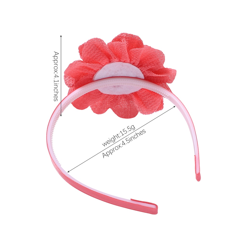 KIDSBOWS Cài tóc nữ đính hoa trơn nhiều màu sắc thời trang
