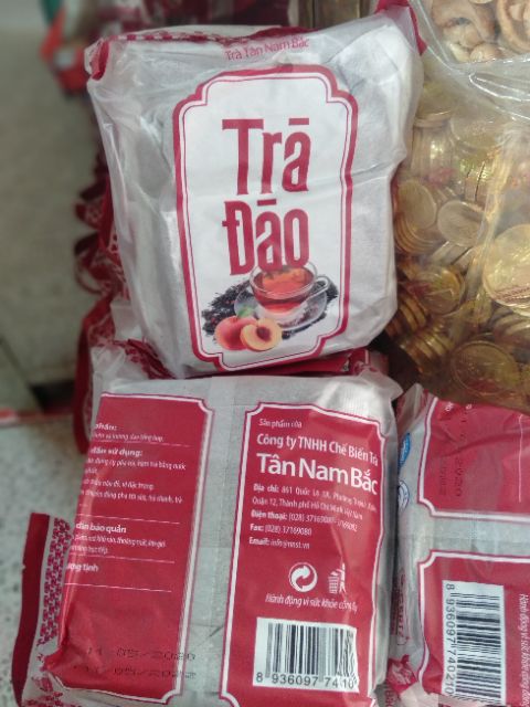  TRÀ ĐÀO TÚI LỌC TÂN NAM BẮC { 200G}