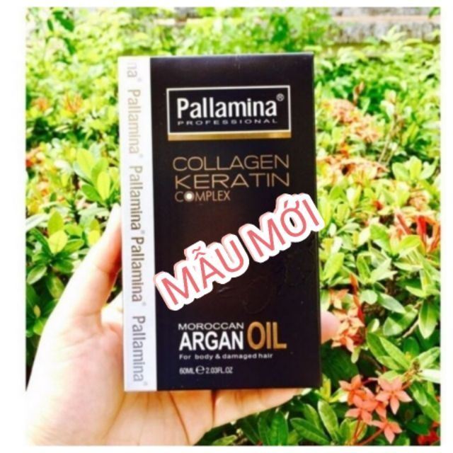 TINH DẦU ARGAN OIL PALLAMINA COLLAGEN KERATIN COMPLEX 60ml