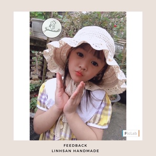 Mũ tiểu thư handmade cho bé
