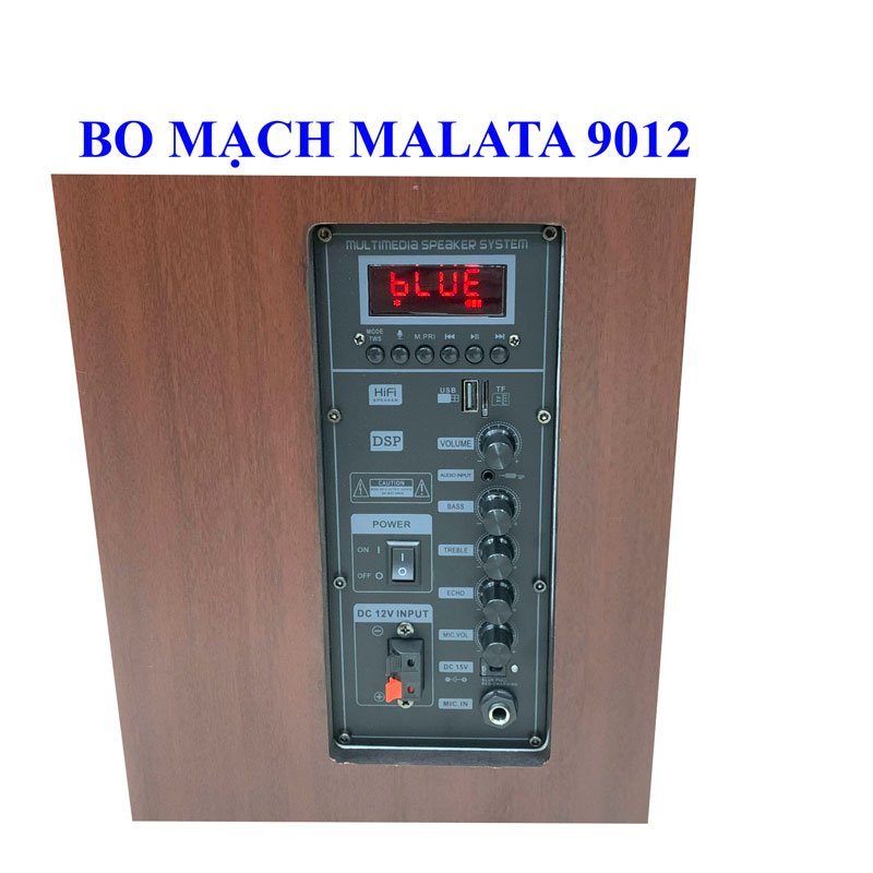 Loa Kéo Karaoke Di Động Malata 9012Y Kèm 2 Micro Không Dây Hát Hay