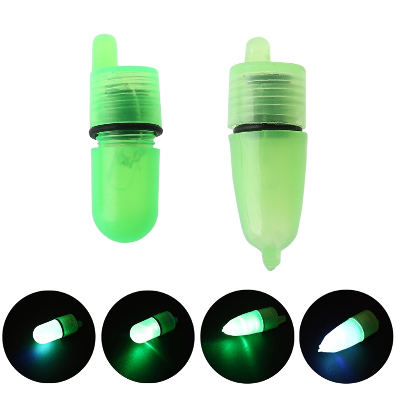 QQ*10pcs Night Float Fishing Rod Tip LED Light  Alarm Bell Bite Carp Clip Alerter