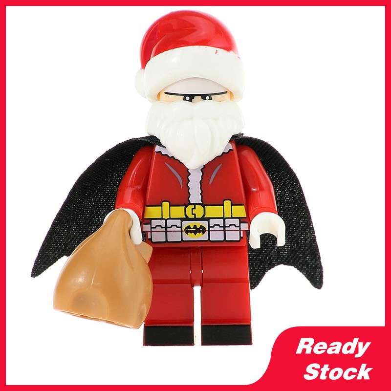 Tương thích với Lego Christmas Minifigure Santa Claus Batman Đồ chơi giáo dục trẻ em Lắp ráp Khối xây dựng Đồ trang trí Quà tặng