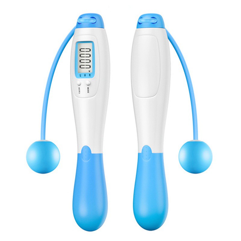 Dây nhảy đếm số không dây, tự động đếm số vòng nhảy, tích hợp đo calo, quãng đường (Tặng Túi Đựng)