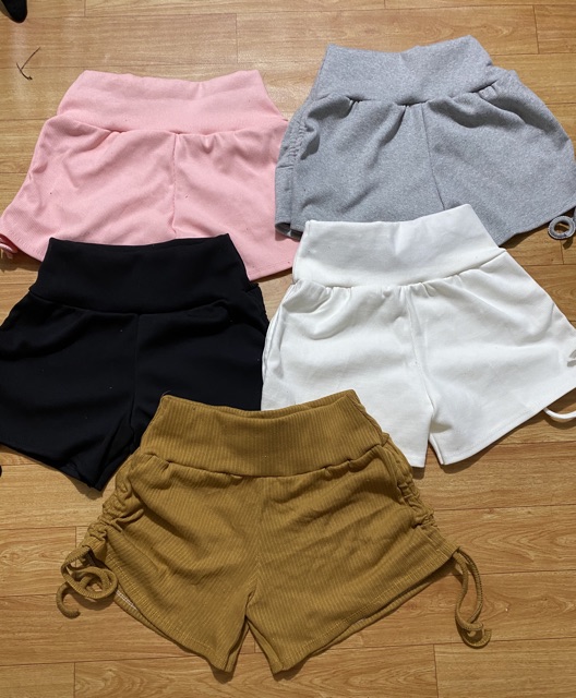 Quần shorts nữ lưng thun rút dây đùi tập gym được | BigBuy360 - bigbuy360.vn