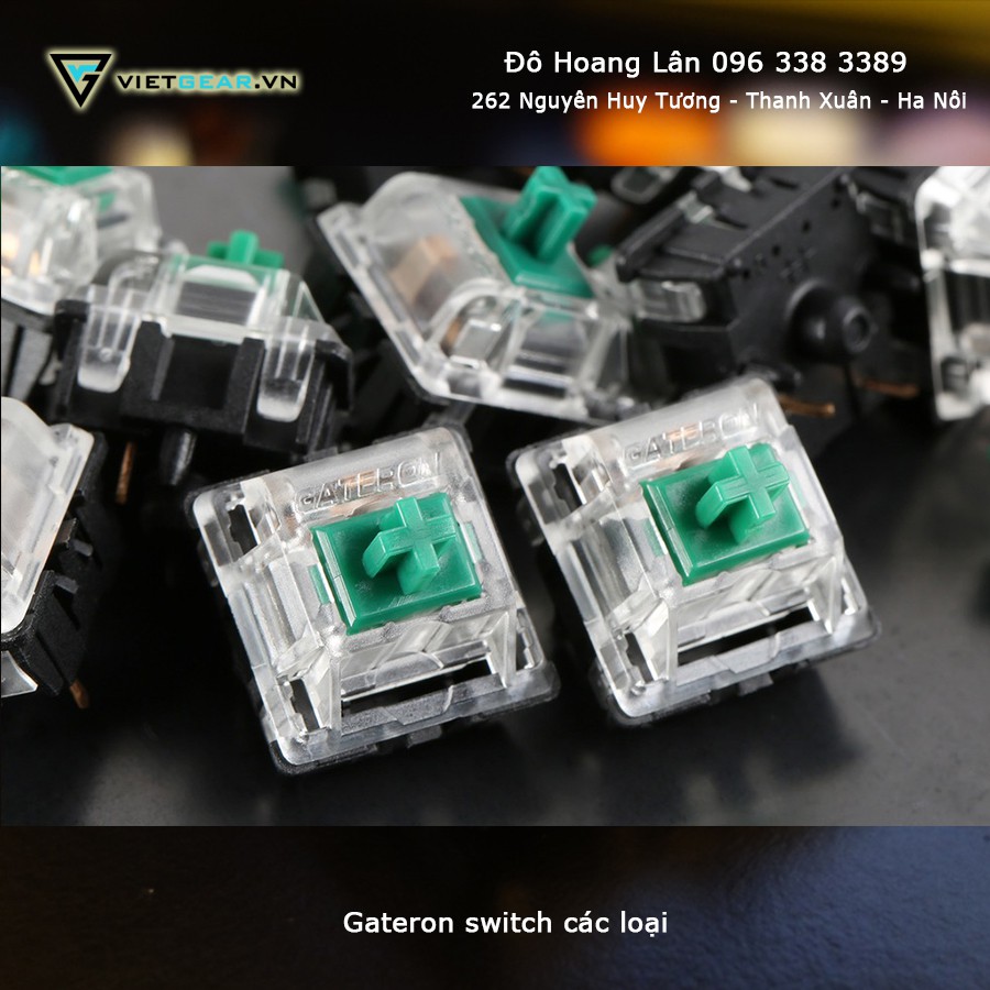 Công tắc bàn phím Gateron Switch các loại