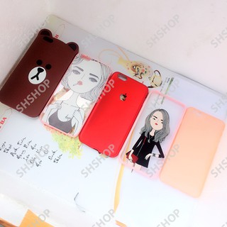 Ốp lưng mỏng giấy iphone 6 plus (cam)