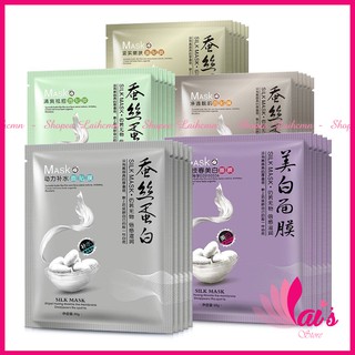Mặt Nạ Tơ Tằm Thải Độc, Trắng Da, Mờ Thâm Mụn ONE SPRING Cấp Ẩm Da Khô Mask Nôi Địa Trung Chính Hãng