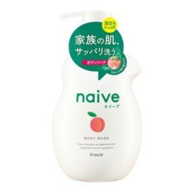 Sữa tắm Naive đào Nhật bản mẫu mới