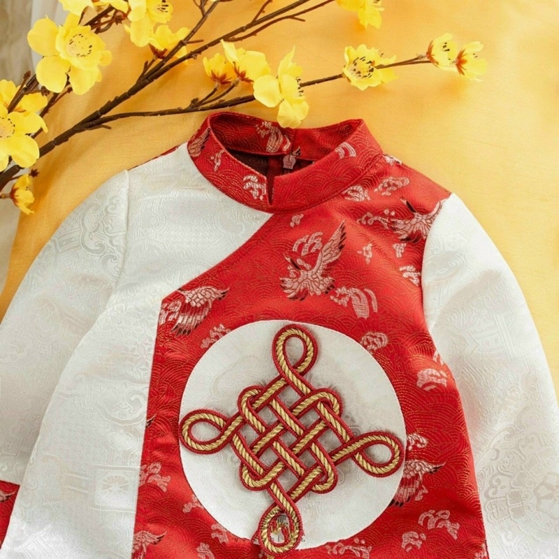 Áo Dài Gấm Bé Trai