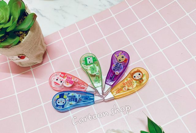 Set 5 bút xóa kéo mini (mỗi bút 6m băng kéo)