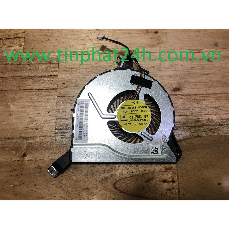 Thay FAN Quạt Tản Nhiệt Laptop HP 14-V 14-V063US 14-V237TX 14-V228TX 17-P 15-P