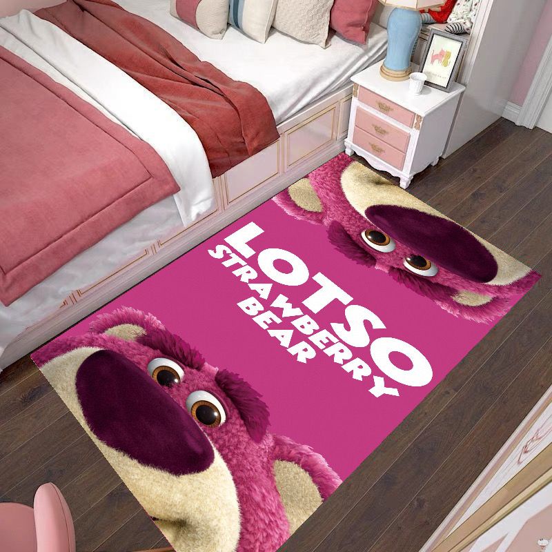 Thảm Lót Sàn Phòng Khách / Phòng Ngủ Hình Gấu Dễ Thương