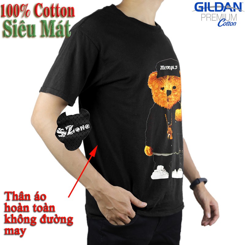 Áo Phông Cotton 100% In Hình 3D Cao Cấp SZone PM60