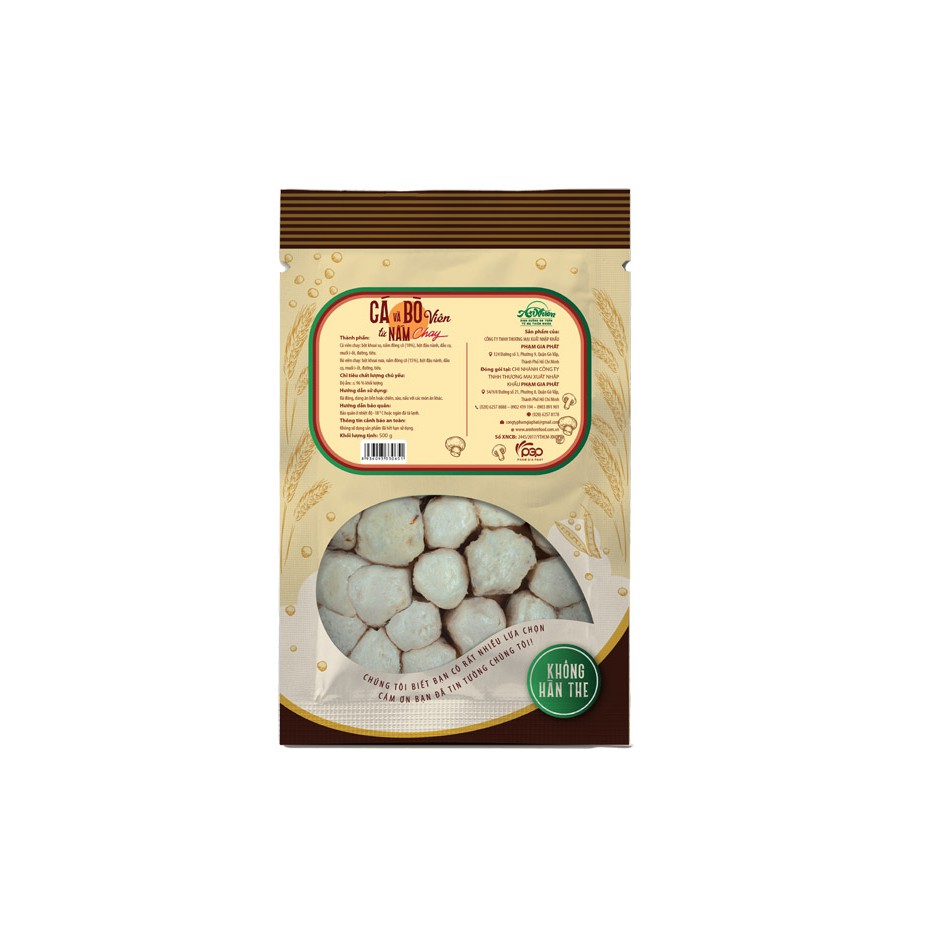 [CHỈ GIAO TPHCM] Cá & Bò Viên Từ Nấm Chay An Nhiên, Thịt Chay, Thực Phẩm Chay Dinh Dưỡng, Thuần Chay Healthy, Đồ Ăn Chay | BigBuy360 - bigbuy360.vn