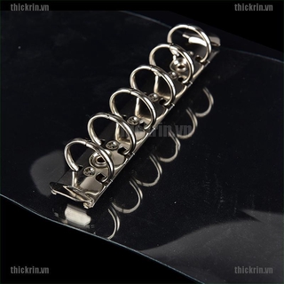 <Hot~new>A5/A6/A7 Transparent Loose Leaf Ring Binder Notebook Weekly Planner Diary Cover