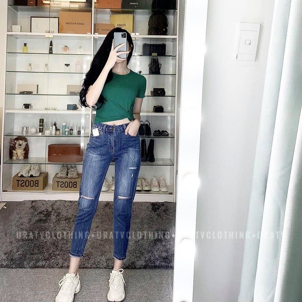 [ẢNH THẬT-CÓ SẴN] Áo thun gân tay ngắn ZR 145