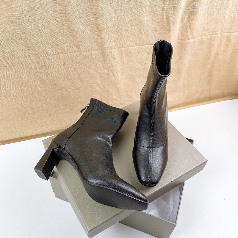 Bốt boot lửng da lì fullbox hàng quảng châu cao cấp | BigBuy360 - bigbuy360.vn