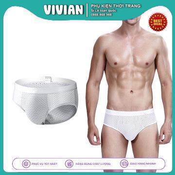 Quần Lót Nam Mùa Hè [CỰC THOÁNG MÁT] Quần sịp nam tam giác chất liệu vải co giãn thoái mái khi mặc