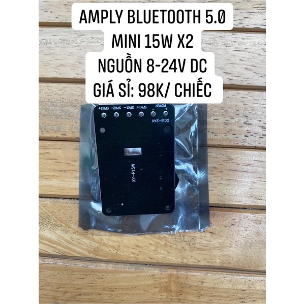 Amply mini Bluetooth 5.0 công suất 15w x2 class d chip tpa 3110 d2