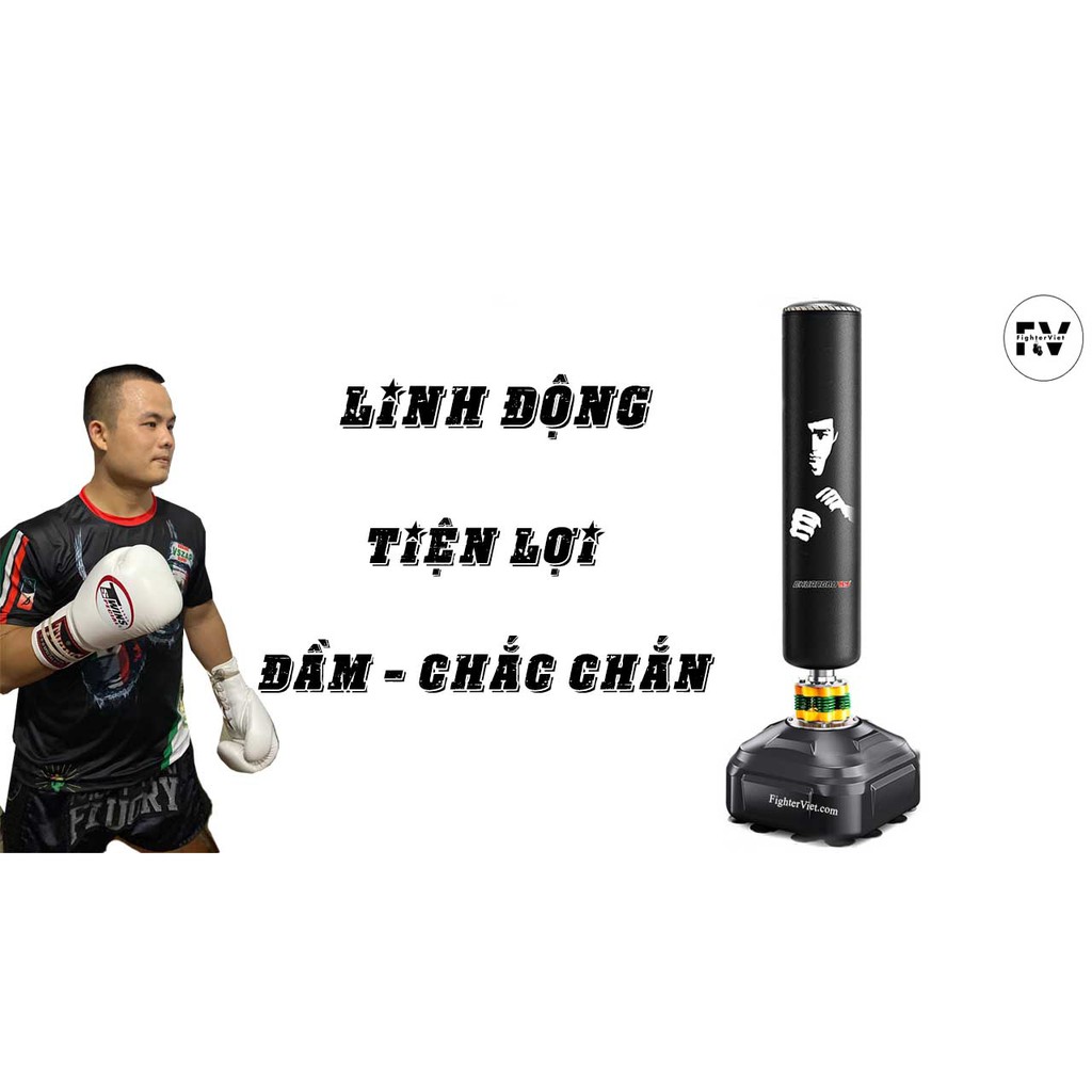 Bao Cát Đứng Cao Cấp - Trụ Đấm Bốc FighterViet