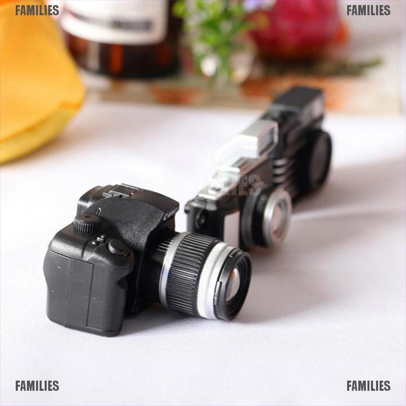 Mô Hình Máy Ảnh Kỹ Thuật Số Families.1pc 1 / 6 1 / 8 1 / 12 Trang Trí Nhà Búp Bê