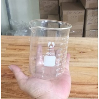 Cốc thủy tinh chịu nhiệt chia vạch 400ml